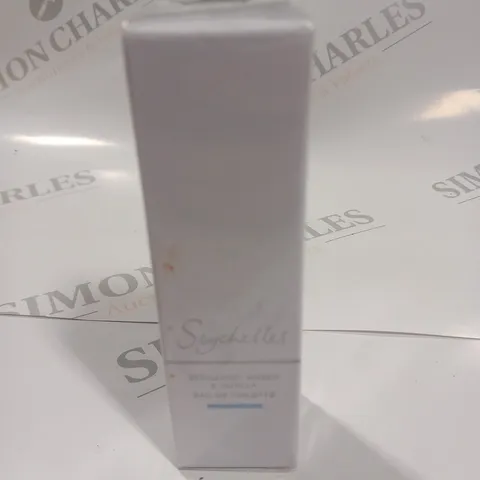 BOXED AND SEALED SEYCHELLES BERGAMOT, AMBER AND VANILLA EAU DE TOILETTE 30ML