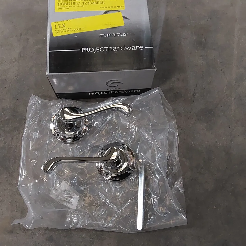 MALVERN ROUND ROSE LATCH DOOR HANDLE (1 BOX)
