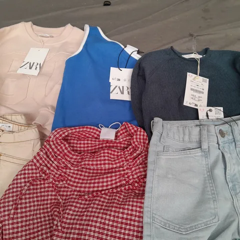 APPROXIMATELY 12 ASSORTED ZARA KIDS CLOTHING IN VARIOUS STYLES TO INCLUDE SIZE 1.5 YEARS, 6-9 MONTHS, 7 YEARS