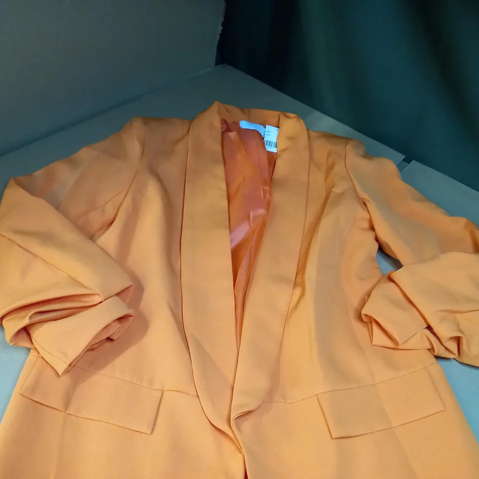QUIZ ORANGE WOVEN JACKET - XL