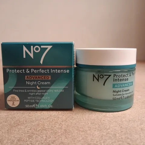 NO7 PROTECT & PERFECT INTENSE NIGHT CREAM ADVANCED – 50 ML, BOXED