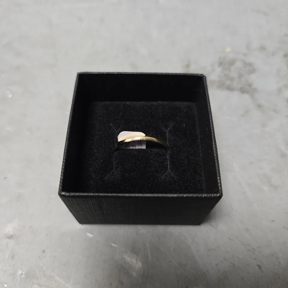 THE LOVE COLLECTION 9CT YELLOW GOLD 2MM HEAVY D SHAPE BAND - SIZE UNSPECIFIED 