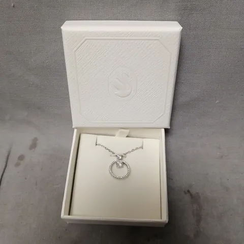 BOXED SWAROVSKI SILVER PLATED CRYSTAL CONSTELLA PENDANT NECKLACE