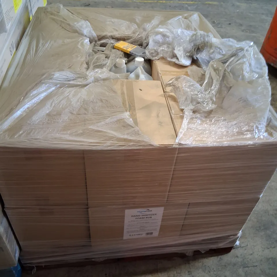 APPROXIMATELY 80 TUBS OF STRONG HOLD HAND SANITIZER FOAM RUB 5 LITRE