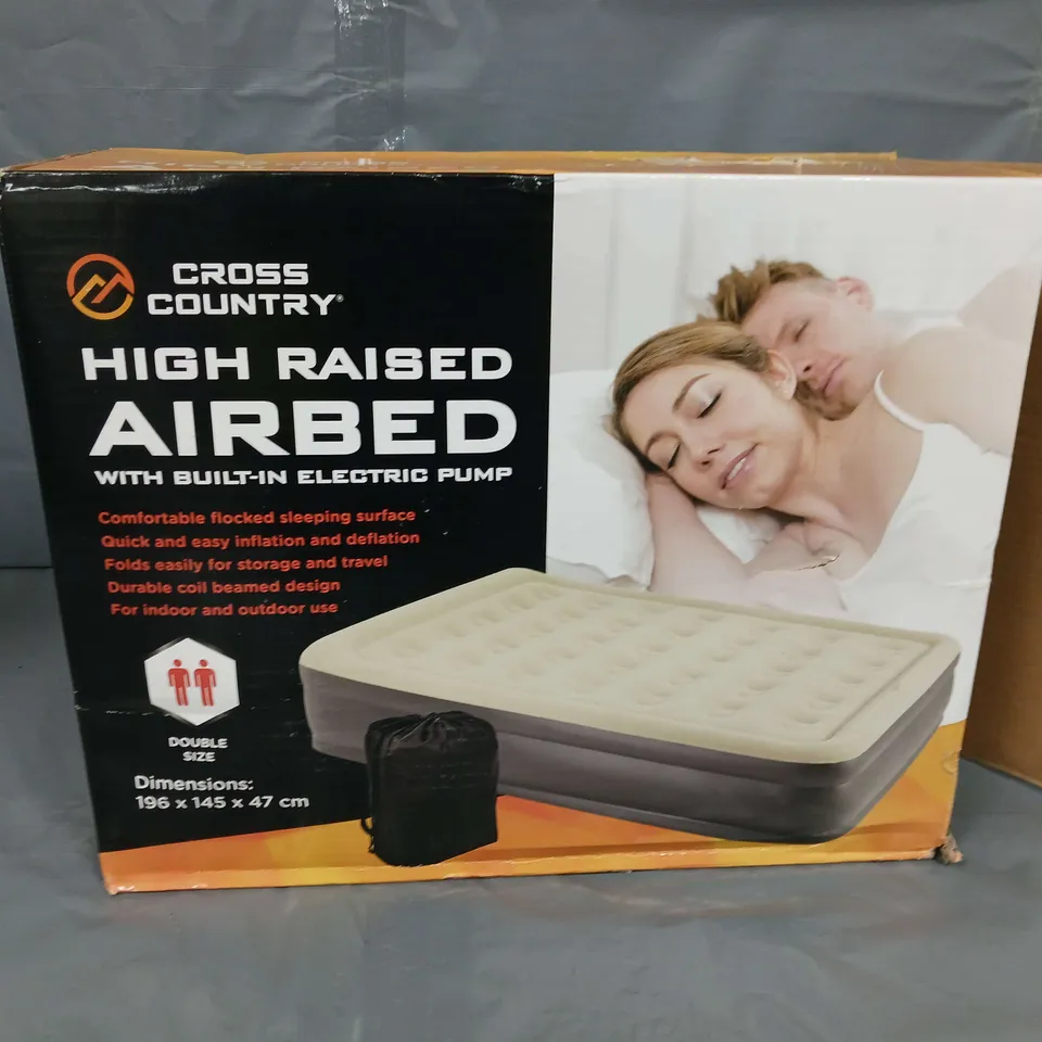 BOXED CROSS COUNTRY HIGH RAISED AIRBED 