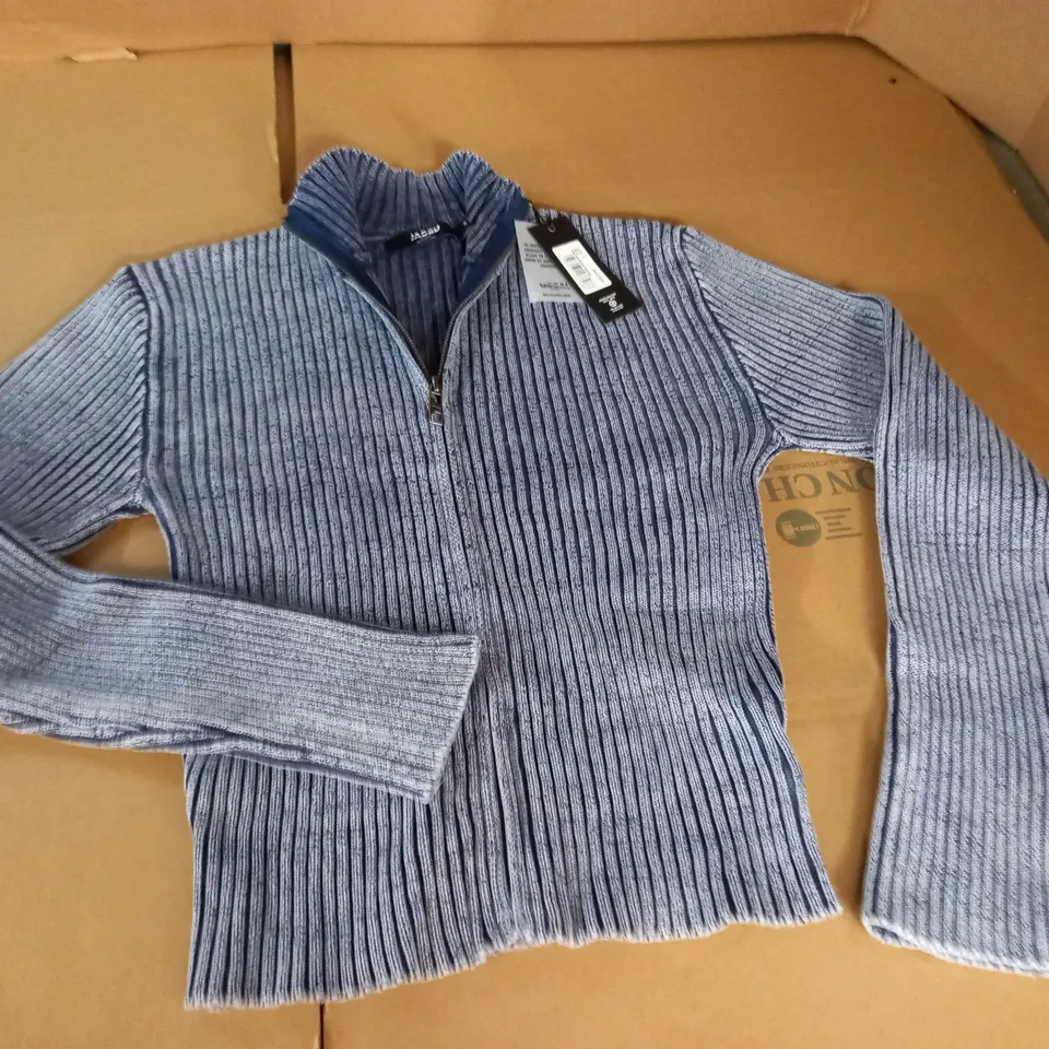 JADED RIB CORD TRACK TOP - SIZE S