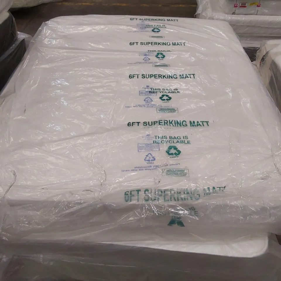 QUALITY BAGGED 5' SERENITY HYBRID COIL AND MEMORY FOAM KINGSIZE MATTRESS 