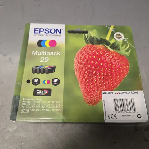 SEALED EPSON 29, STRAWBERRY MULTIPACK INK CARTRIDGES