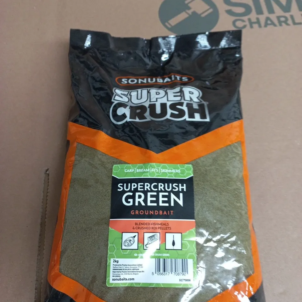 Sonubaits Super Crush Green Groundbait – 2kg