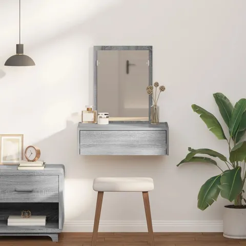 BOXED 60 X 40 X 70 CM MIRROR VANITY UNIT