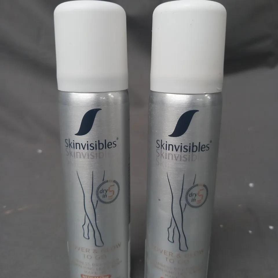SKINVISIBLES EXPRESS GLOW LEG & BODY MAKE-UP DUO (75ML) - MEDIUM GLOW