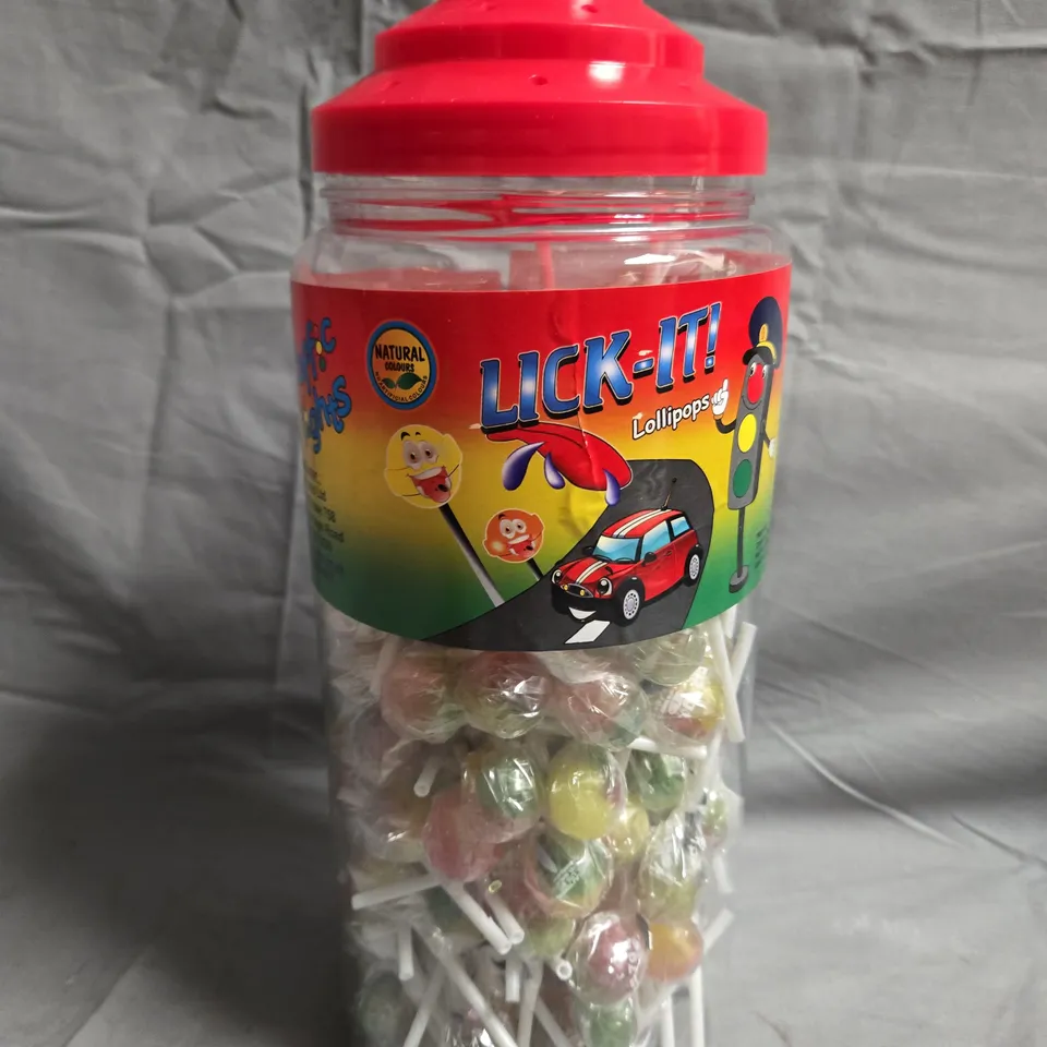 LICK-IT LOLLIPOPS JAR 