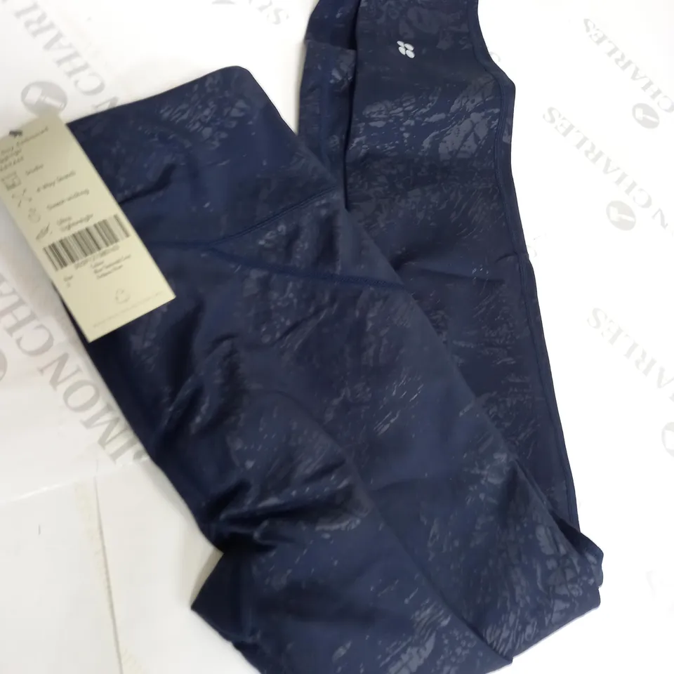 SWEATY BETTY ALL DAY EMBOSSED LEGGINGS SIZE S