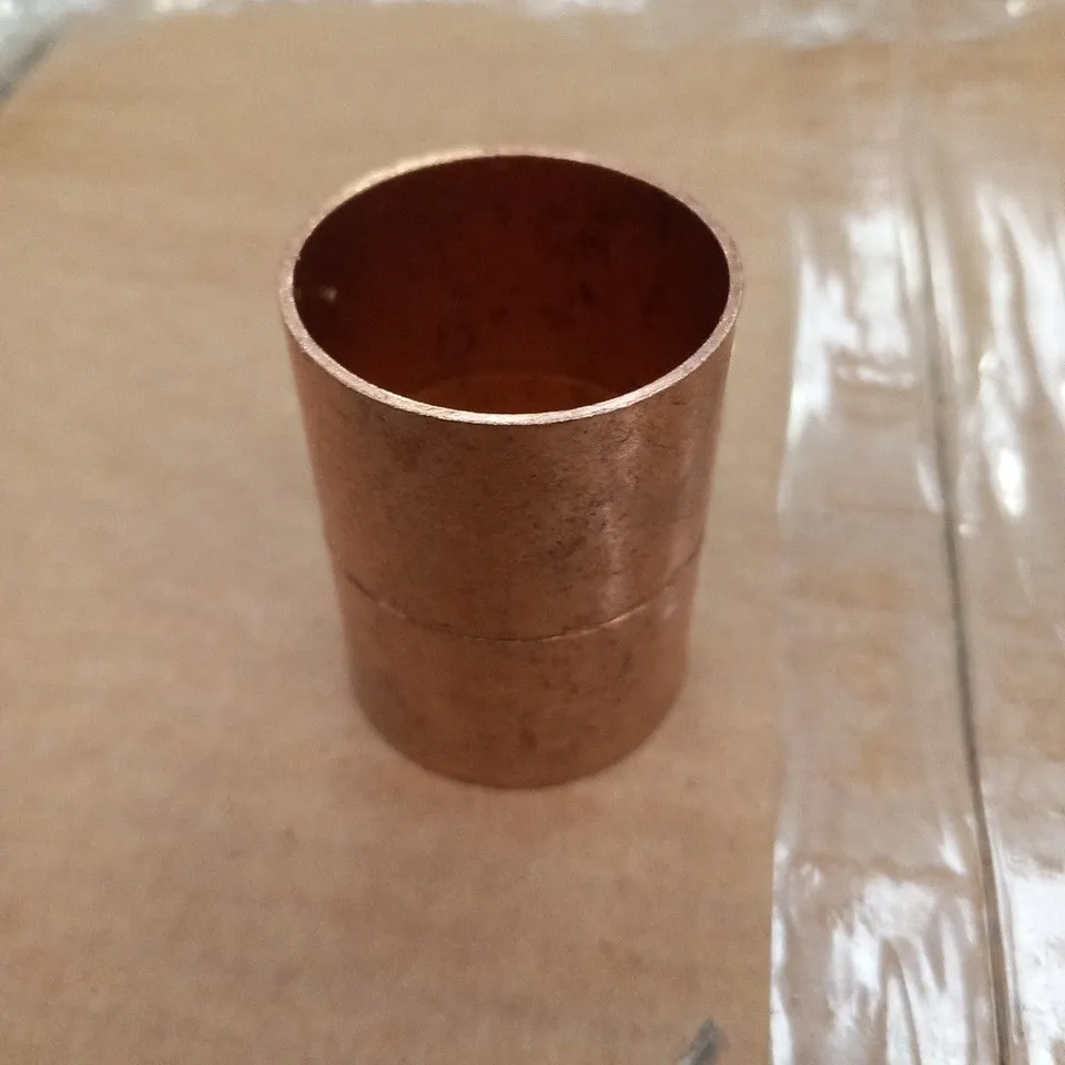 PALLET OF APPROXIMATELY 310 CENTER COPPER STRAIGHT COUPLING 35MM TO 35MM