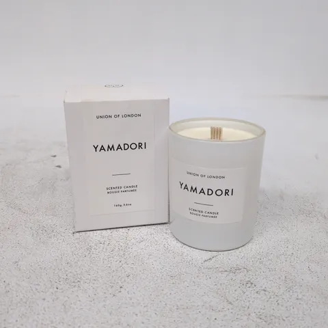 YAMADORI SCENTED CANDLE – UNION OF LONDON, 160G (WHITE TIN)