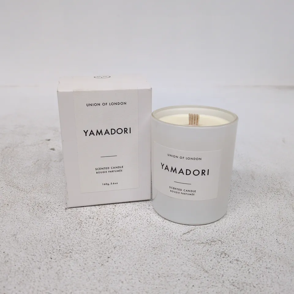 YAMADORI SCENTED CANDLE – UNION OF LONDON, 160G (WHITE TIN)