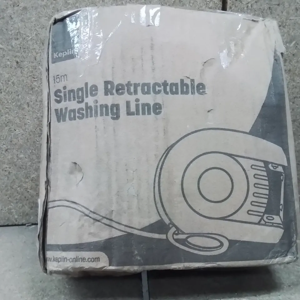 BOXED 15M RETRACTABLE WASHING LINE
