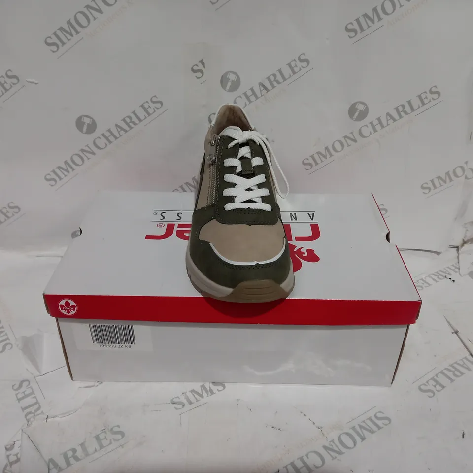 BOXED RIEKER MEMOSOFT SNEAKERS SIZE 39
