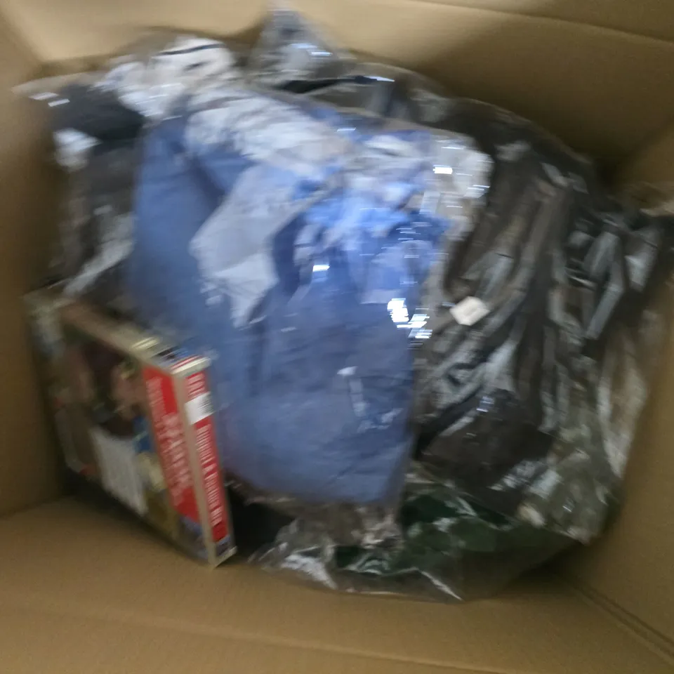 APPROXIMATELY 10 ASSORTED ITEMS TO INCLUDE SUPPORT BRA, DOORKNOB, PARASOL WEIGHT, ETC