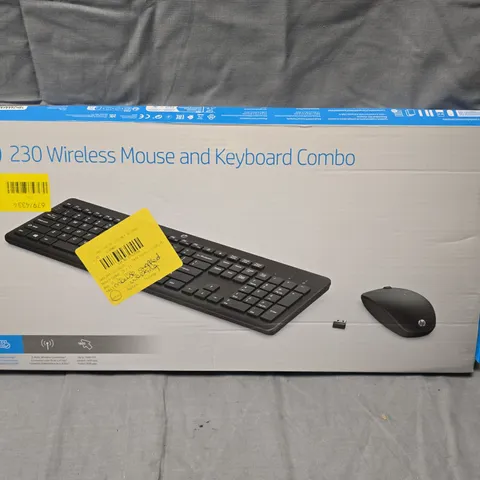 APPROXIMATELY 7 BOXED HP 230 WIRELESS MOUSE & KEYBOARD COMBOS 