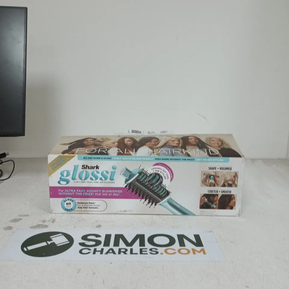 SHARK GLOSSI HAIR STYLING TOOL – TURQUOISE