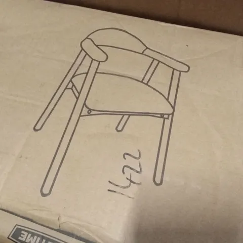 BOXED SET OF 2 DINING CHAIRS (1 BOX)