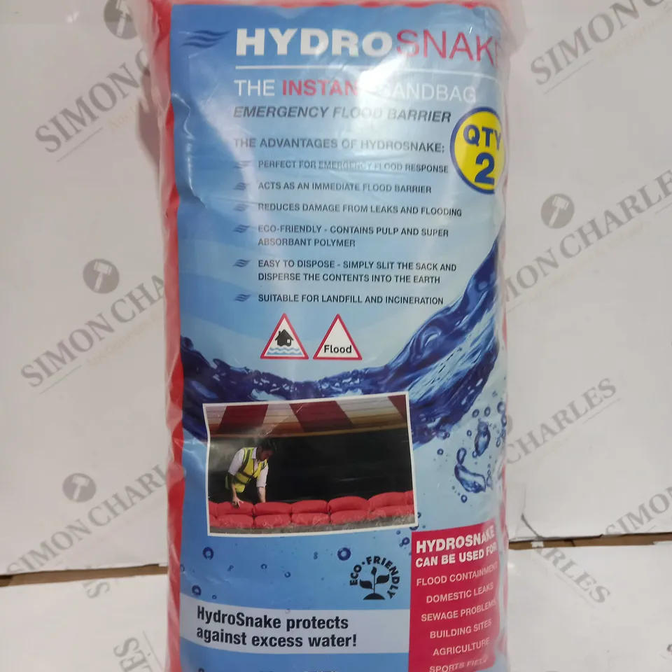 GRAVITAS HYDROSNAKE FLOOD BARRIER AND PREVENTION BAG