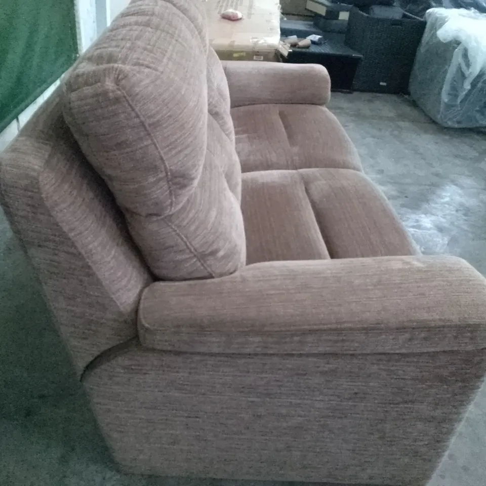 QUALITY DESIGNER G-PLAN BURFORD 3 SEATER (2 CUSH) SOFA - VICTORIA GINGER FABRIC