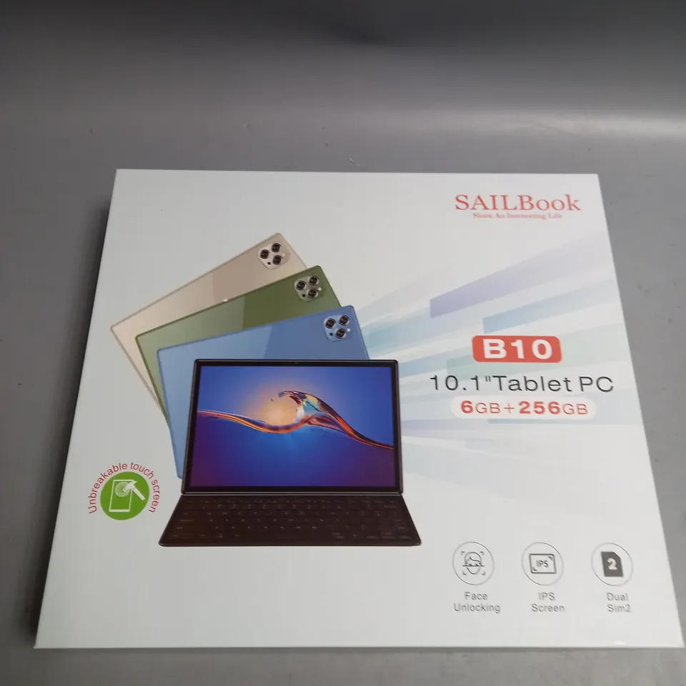 BOXED SAIL BOOK 10.1" TABLET PC 6GB + 256GB B10 