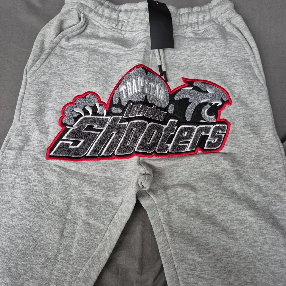 TRAPSTAR LONDON SHOOTERS JOGGERS IN GREY - SMALL