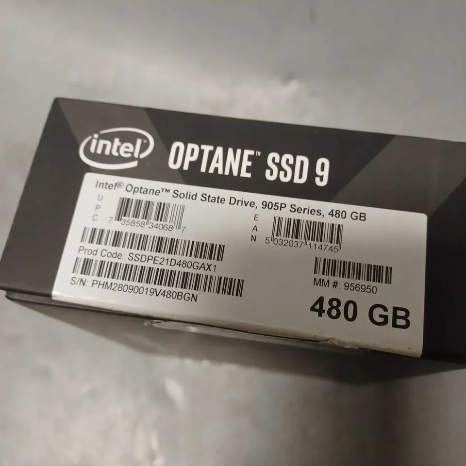 BOXED INTEL OPTANE SSD 905P SERIES (480GB)