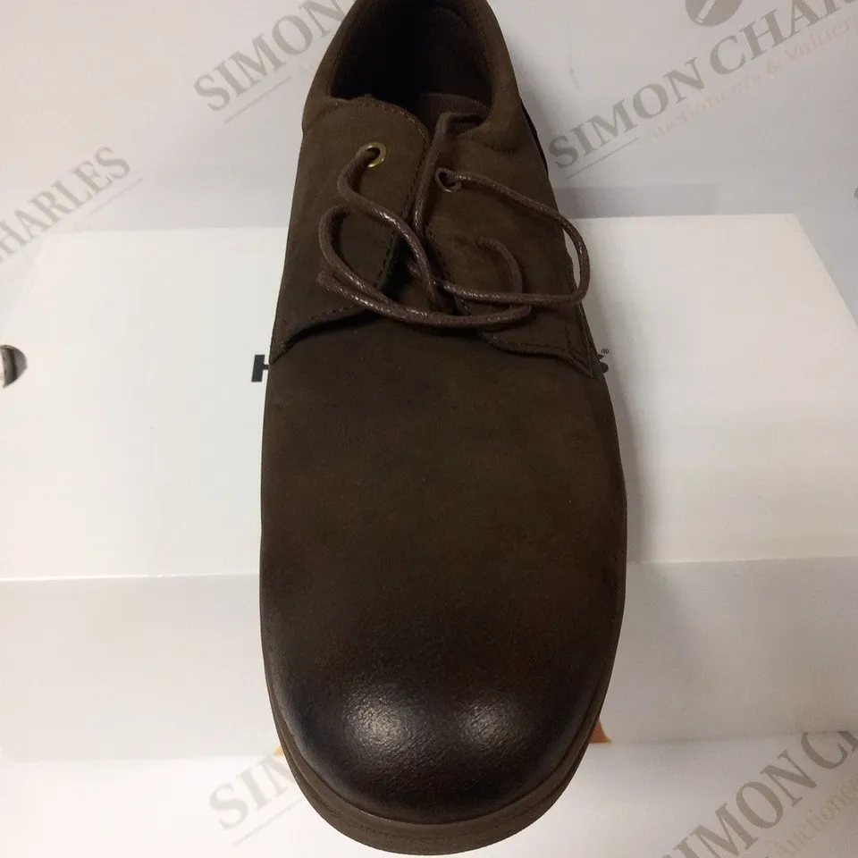 BOXED HUSH PUPPIES MALE TREVOR BROWN SIZE 12
