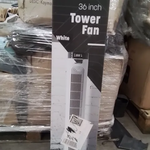 BOXED KEPLIN 36INCH TOWER FAN WHITE