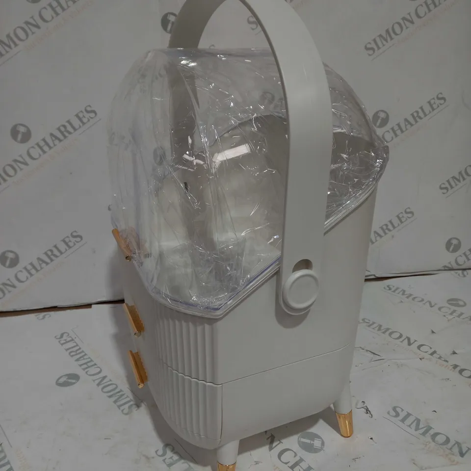 MAKEUP ORGANIZER DUSTPROOF STORAGE BOX 