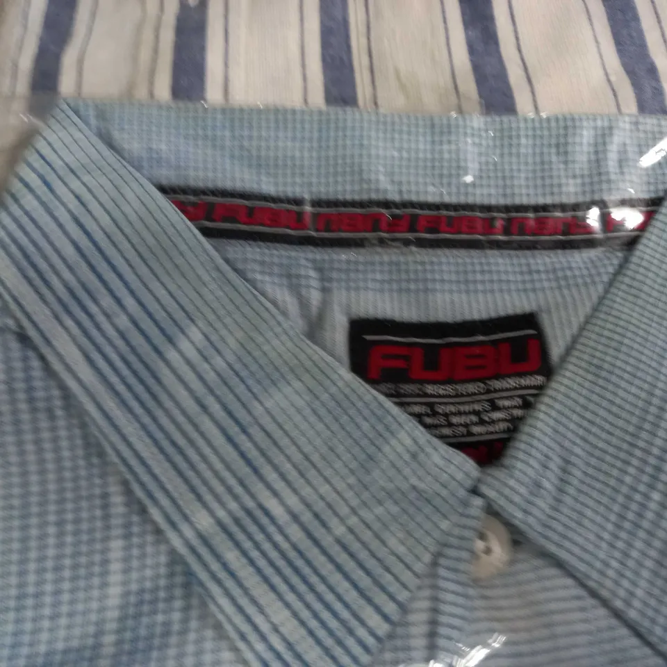 LOT OF 10 ASSORTED BAGGED CLOTHING ITEMS TO INCLUDE FUBU - VARIOUS SIZES