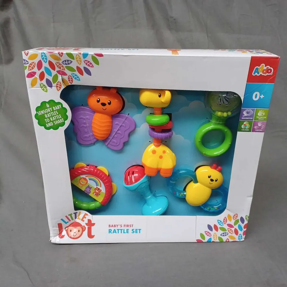 LITTLE LOT - BABYS FIRST RATTLE SET