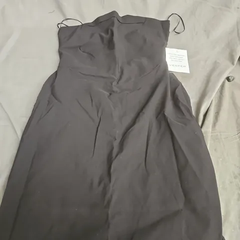 VESPER STRAPLESS DRESS – BLACK SIZE 8