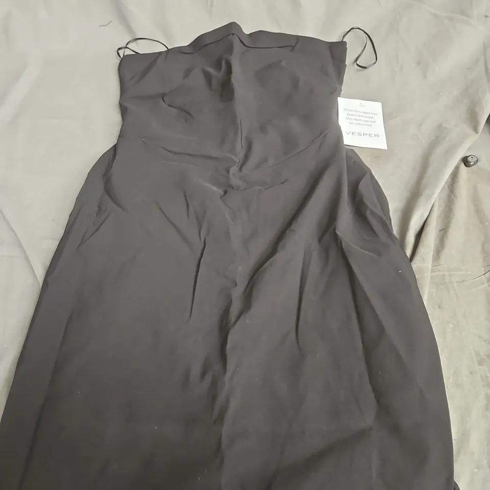 VESPER STRAPLESS DRESS – BLACK SIZE 8