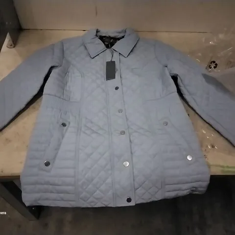 BOX OF 9 BRAND NEW RUTH LANSFORD BLUE QUILTED COATS SIZE 12