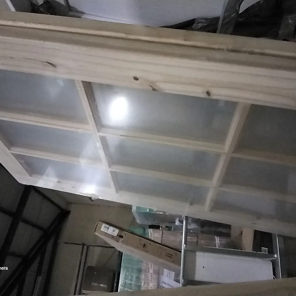 15 LITE KNOTTY PINE GLAZED INTERNAL DOOR 2032 × 813MM