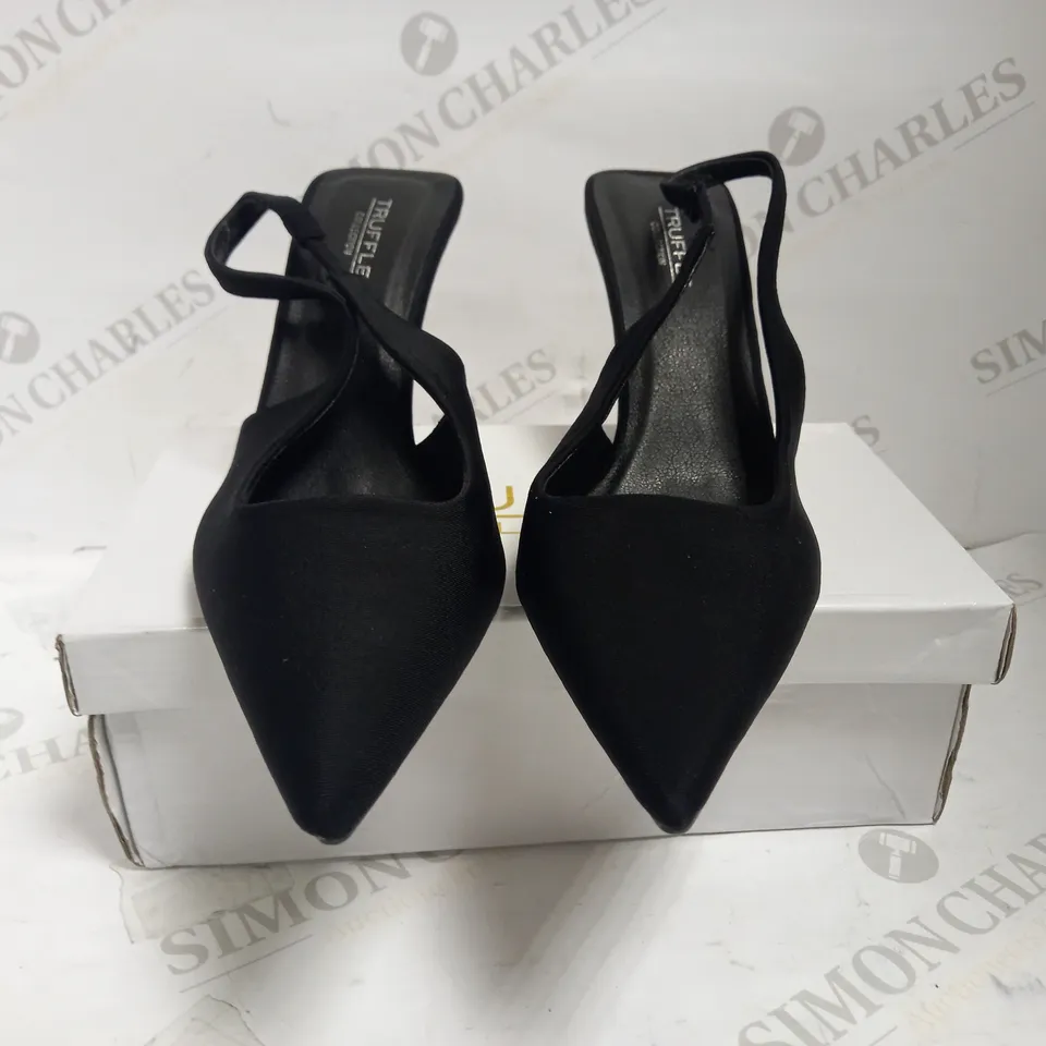 TRUFFLE SLINGBACK MID HEELED COURTS UK SIZE 5