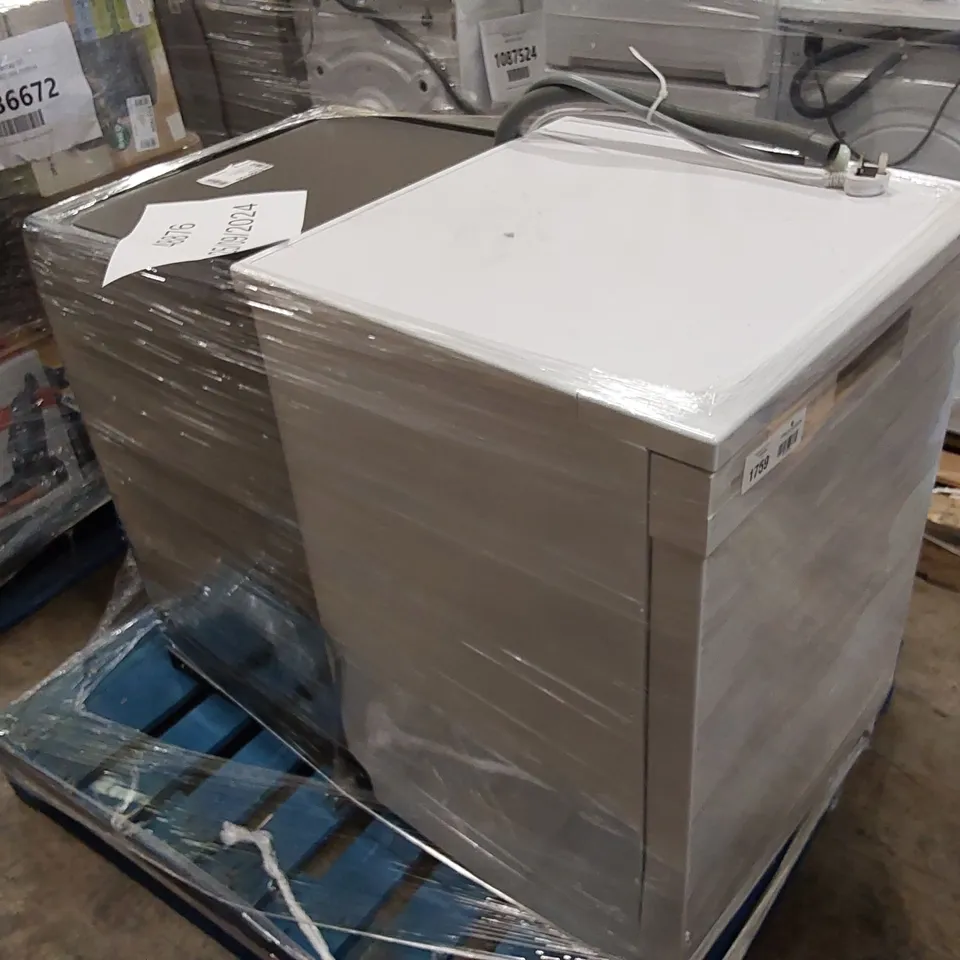 PALLET OFHOOVER H-WASH 300 FREESTANDING WASHER DRYER AND COMFEE FD1201P-W FREESTANDING DISHWASHER - WHITE