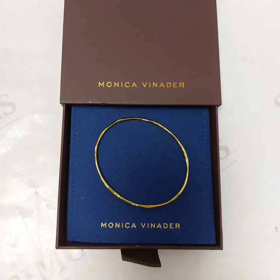MONICA VINADER SIREN MUSE BANGLE 18CT GOLD VERMEIL