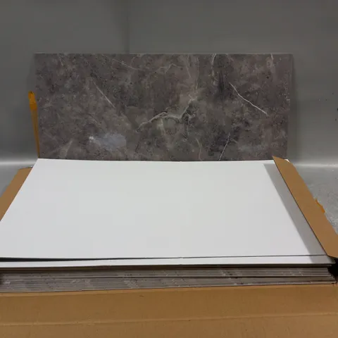 APPROXIMATELY 20 STICK ON MARBLE EFFECT PANELS 