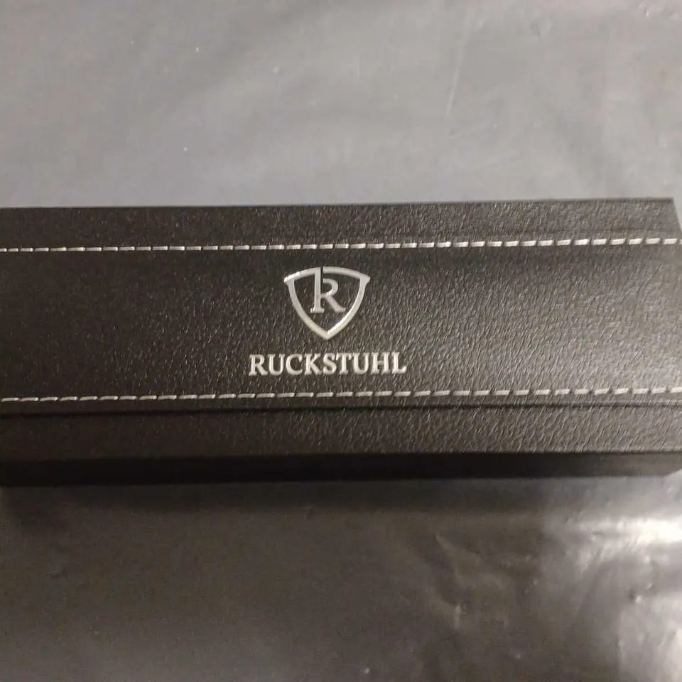 RUCKSTUHL STAINLESS STEEL LUXURY PEN IN GIFT BOX