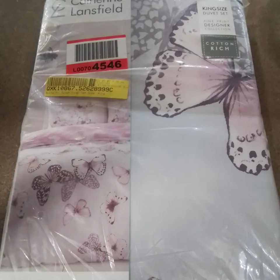 CATHERINE LANSFIELD BUTTERFLY DUVET KING SIZE 