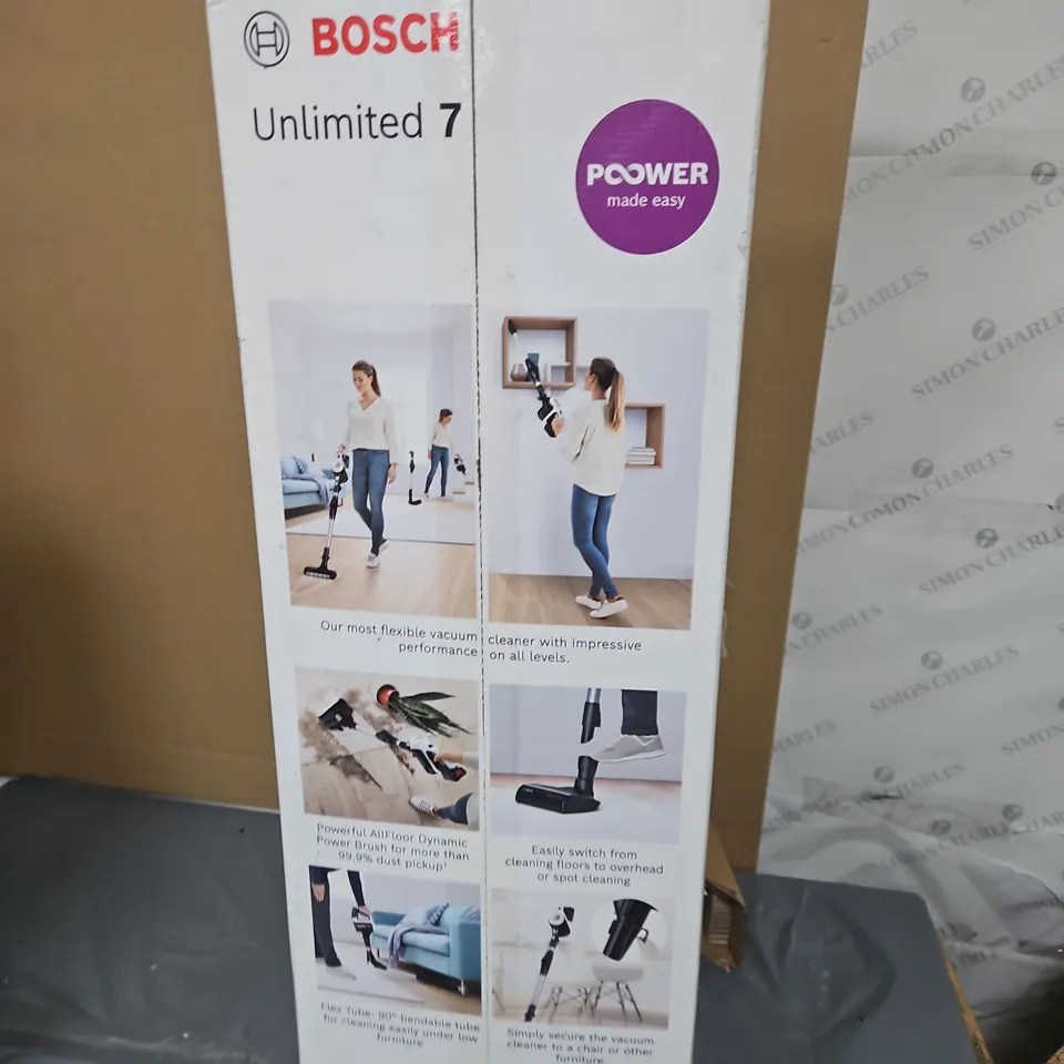 BOSCH UNLIMITED 7 CORDLESS VACUUM CLEANER – BOXED