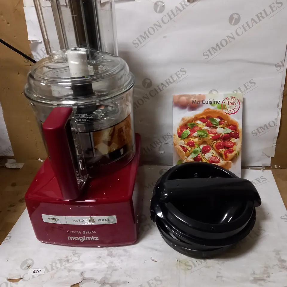 MAGIMIX 5200XL PREMIUM FOOD PROCESSOR, RED