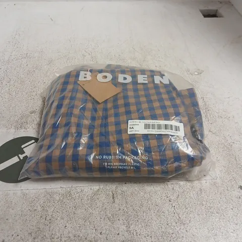 BODEN LOU CHECK SHIFT DRESS SIZE 8R