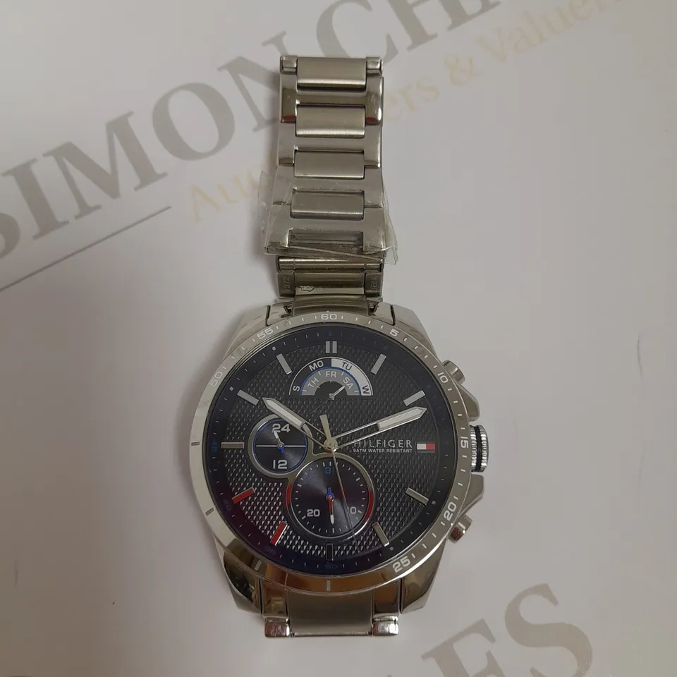 TOMMY HILFIGER DECKER BLUE MULTI DIAL WRISTWATCH  RRP £199
